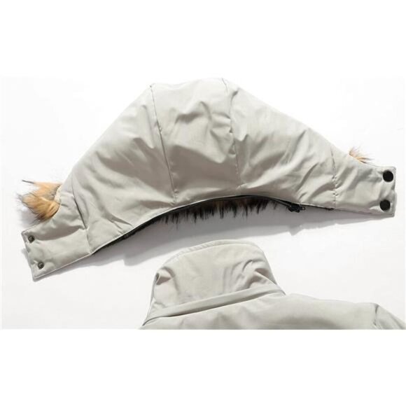 Women's Waterproof Ski Snow Jacket Winter Warm Hooded Snow Coat - Picture 4 of 8